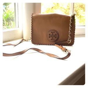 Tory Burch Whipstitch Trim Crossbody Bag